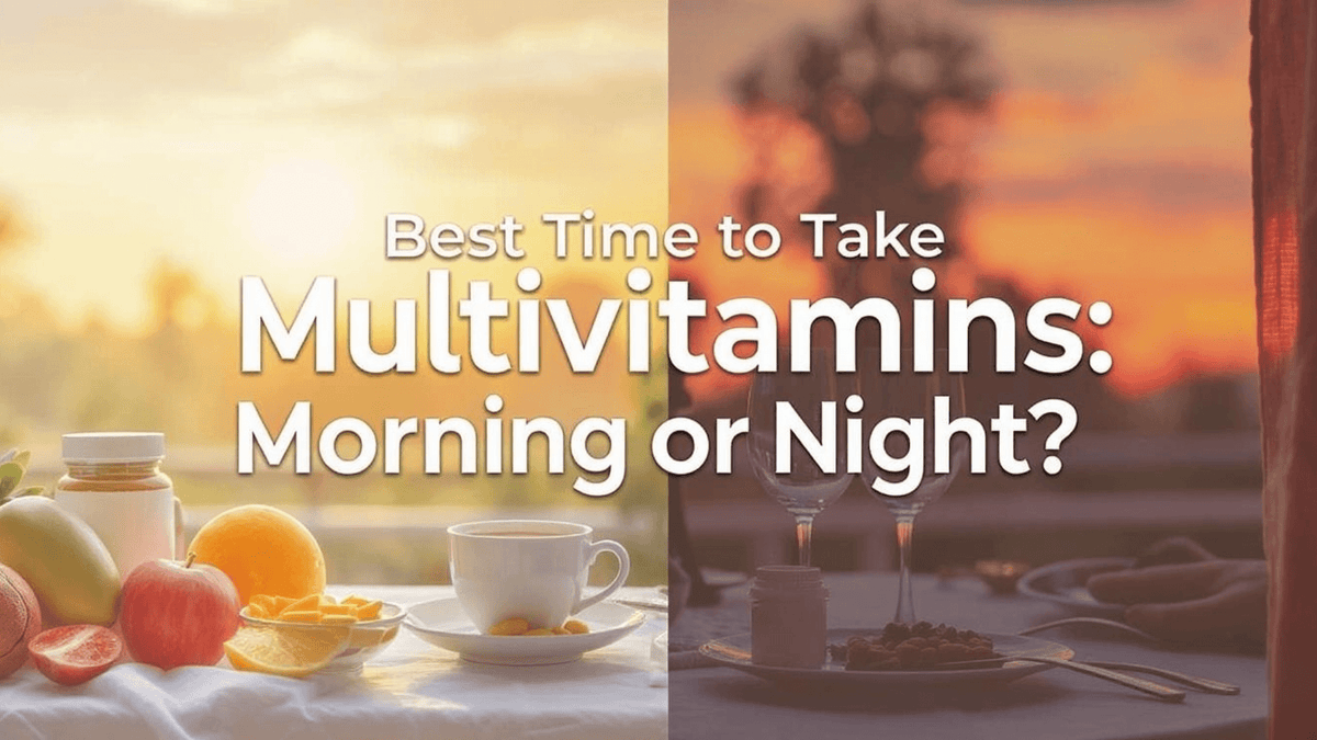 When to Take Multivitamins Morning Or Night: Best Tips