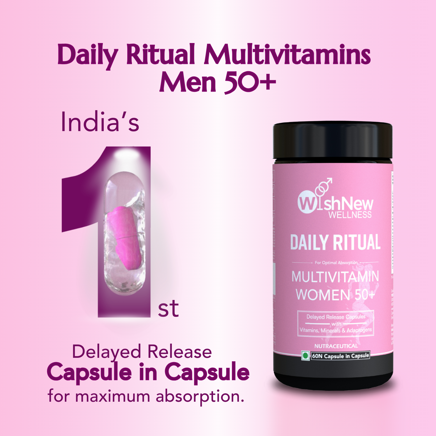 Daily Ritual Multivitamin WOMEN 50+