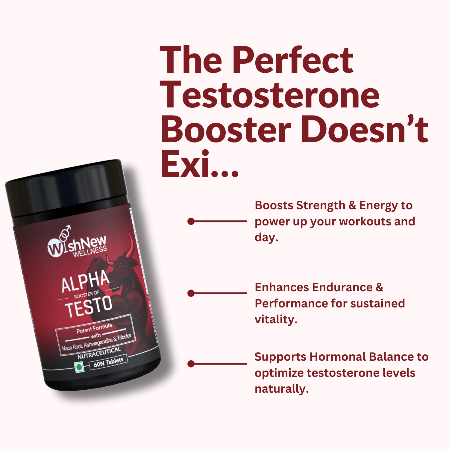 Alpha Booster of Testo | Natural Testosterone Support