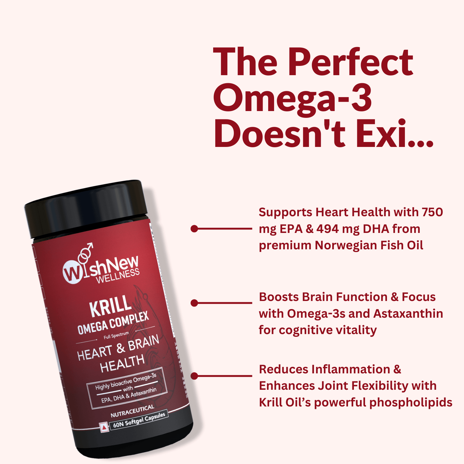 Krill Omega Complex | Omega-3 for Heart, Brain & Joint Health