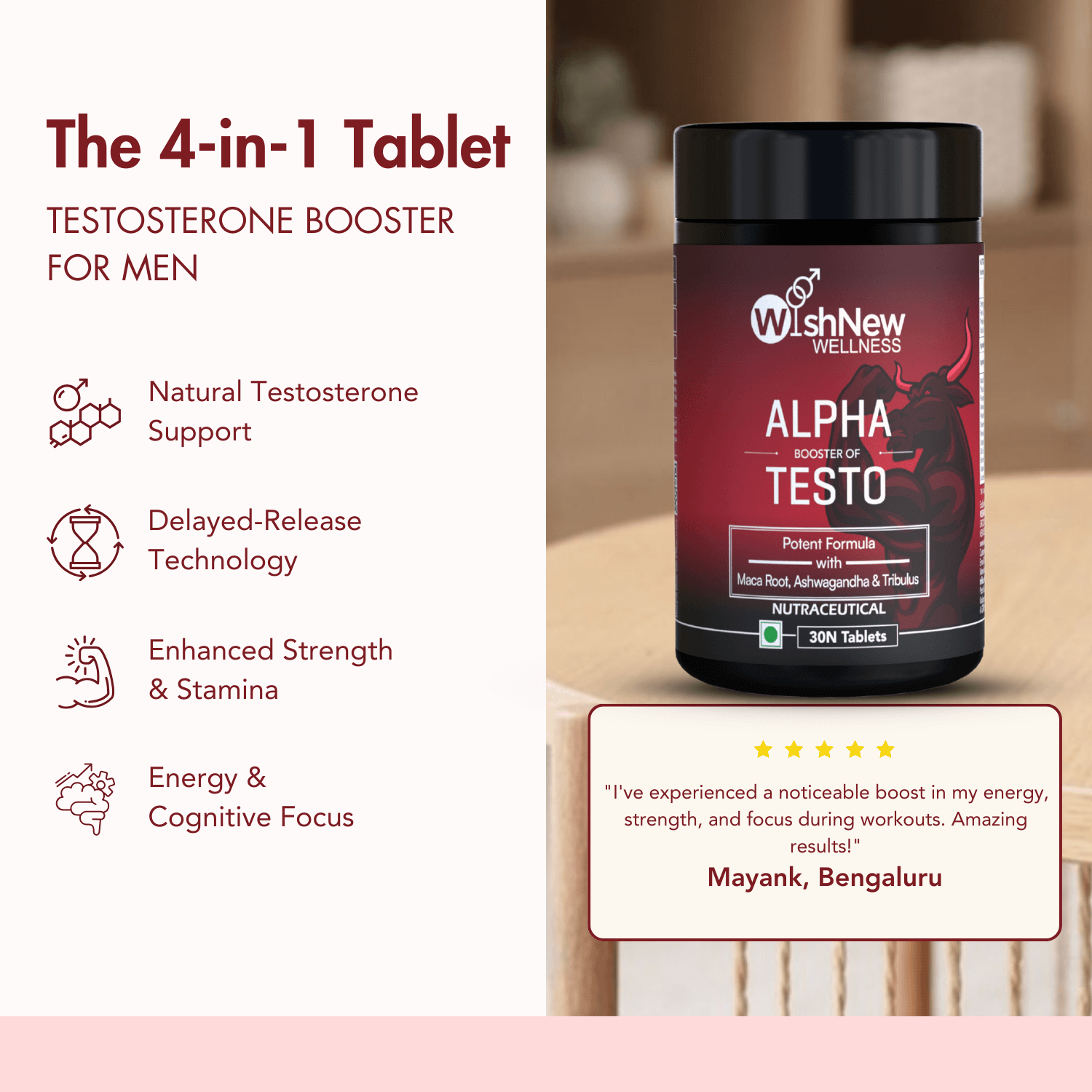 Alpha Booster of Testo | Natural Testosterone Support