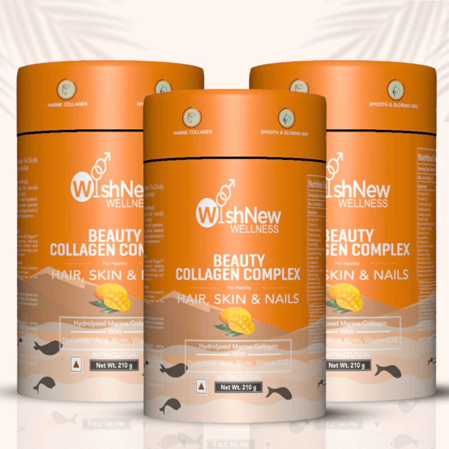 Beauty Collagen Alphonso Mango | Marine Collagen for Hair, Skin & Nails