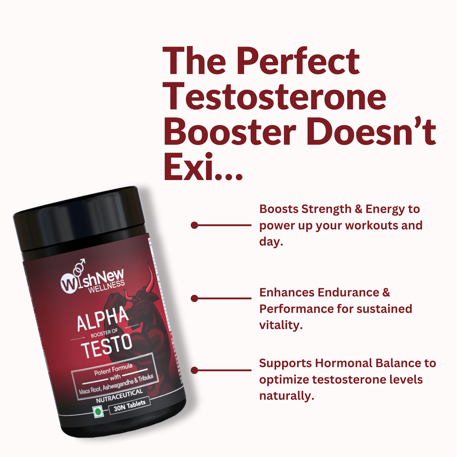 Alpha Booster of Testo | Natural Testosterone Support