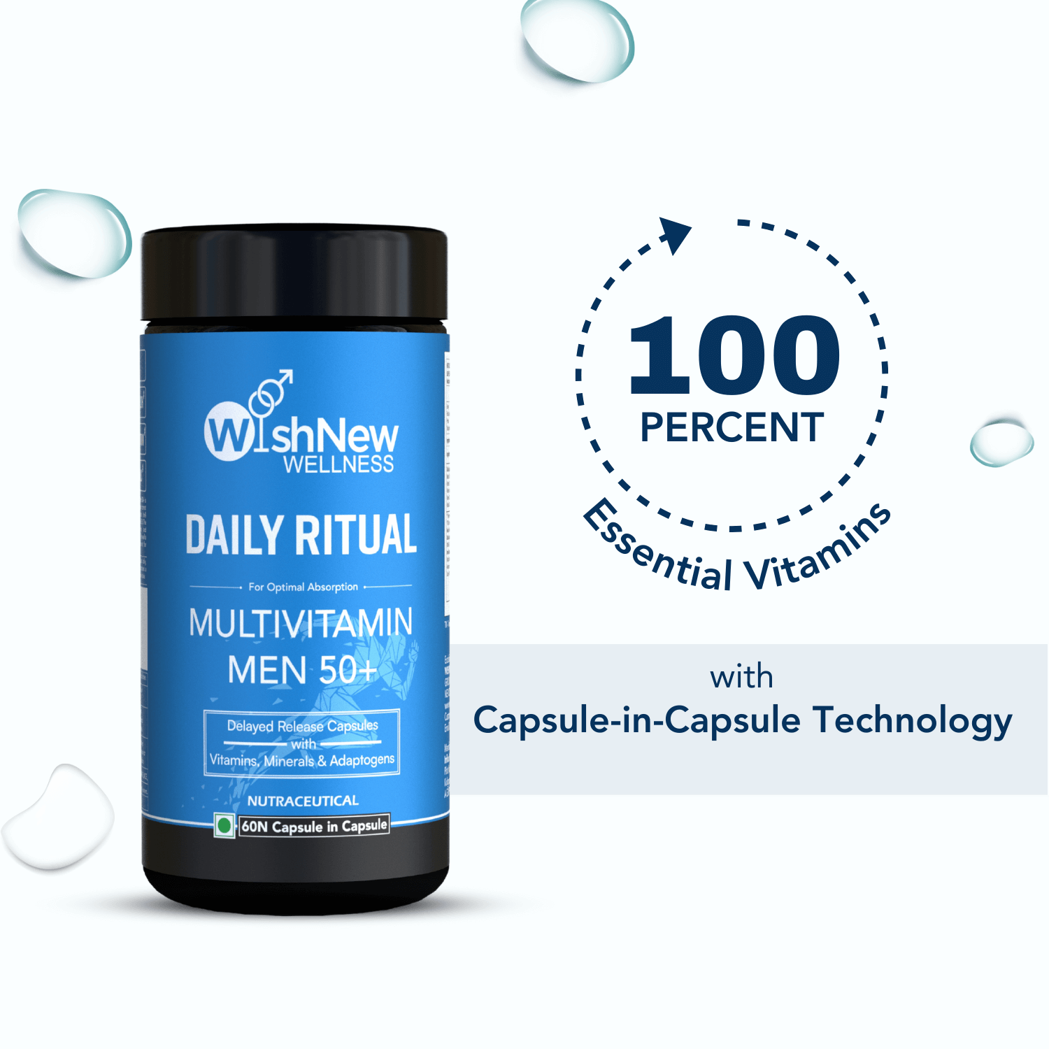 Daily Ritual Multivitamin for Men 50+ | Advanced Health Support