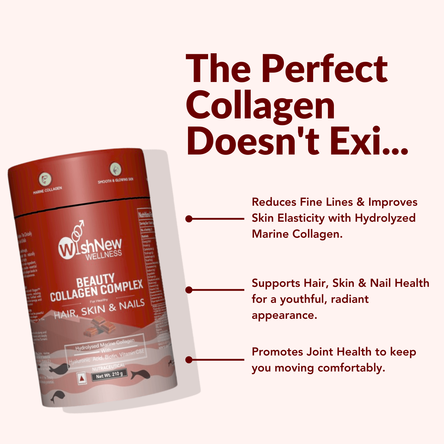 Beauty Collagen Belgian Chocolate | Marine Collagen for Hair, Skin & Nails