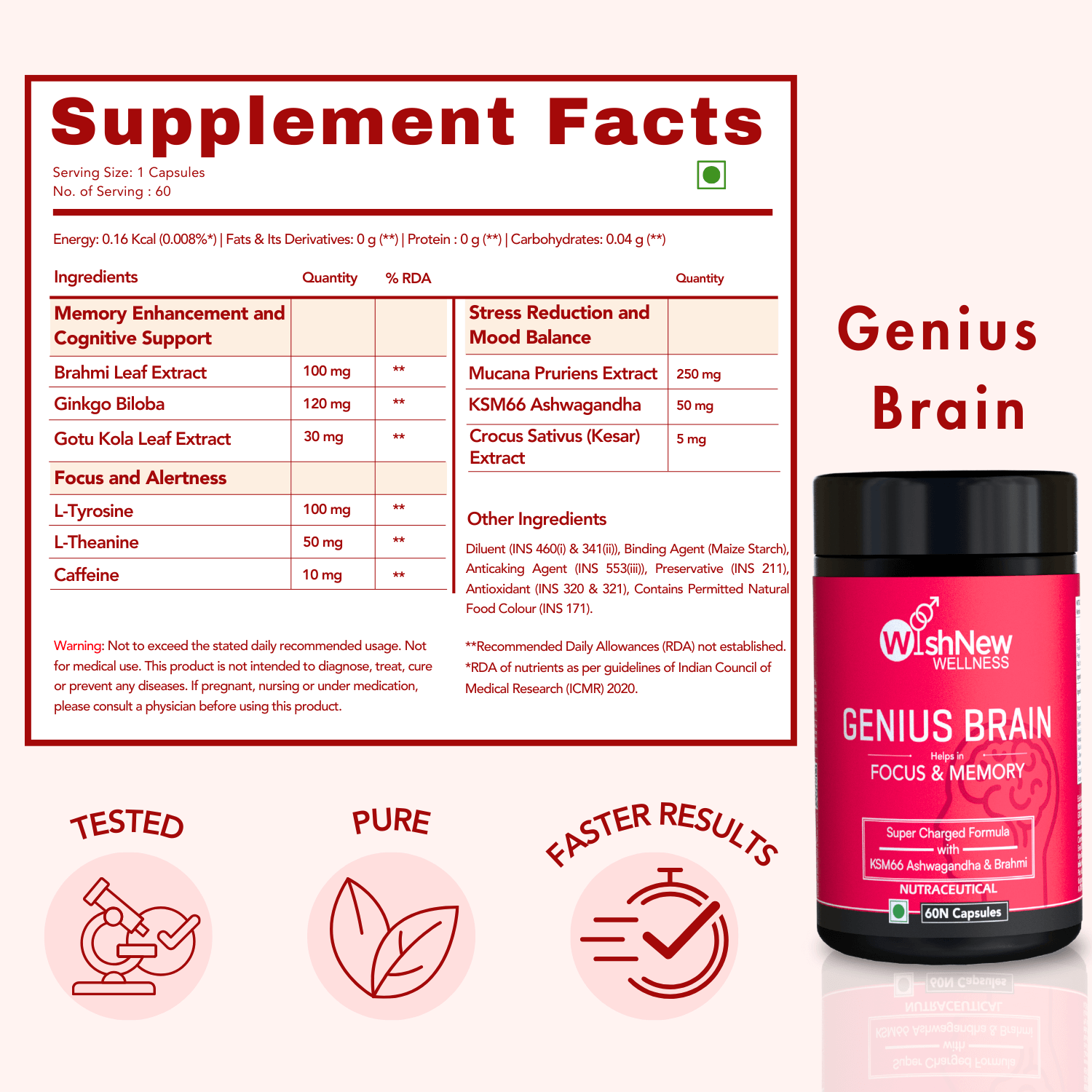 Sharp Mind Duo: Multivitamin & Genius Brain | Boost Focus & Memory