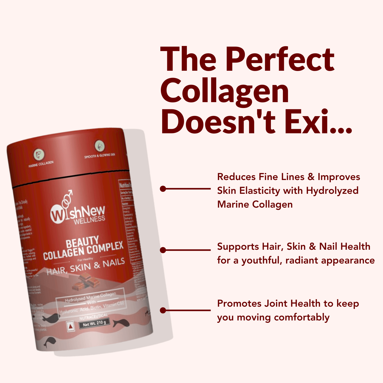 Beauty Collagen Belgian Chocolate | Marine Collagen for Hair, Skin & Nails