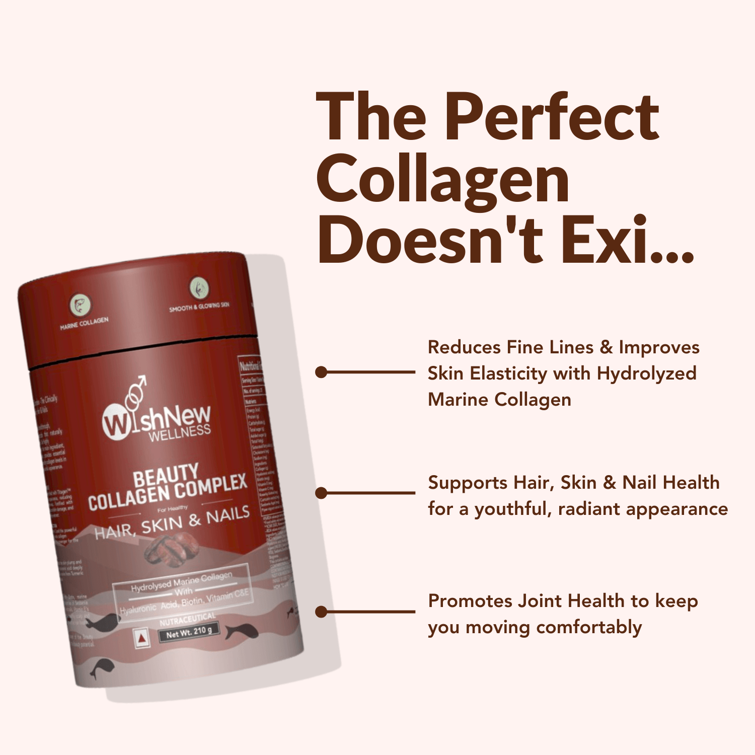 Beauty Collagen Colombian Coffee | Marine Collagen for Hair, Skin & Nails