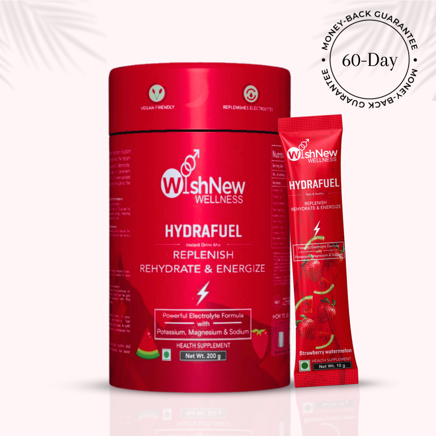 Hydrafuel Strawberry & Watermelon | Premium Electrolyte Hydration Blend for Active Lifestyles