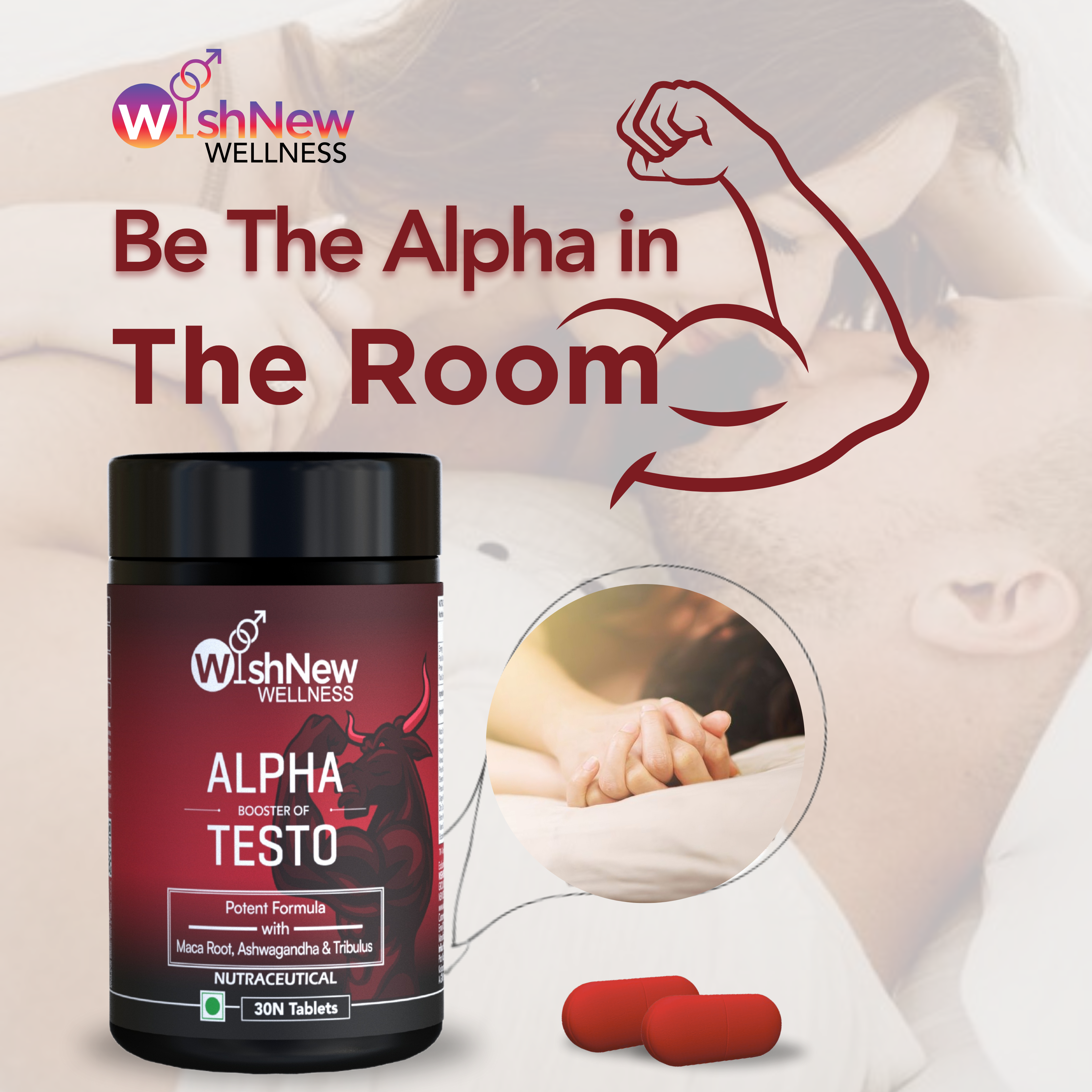 Alpha Booster Of Testo - 60 Tablets