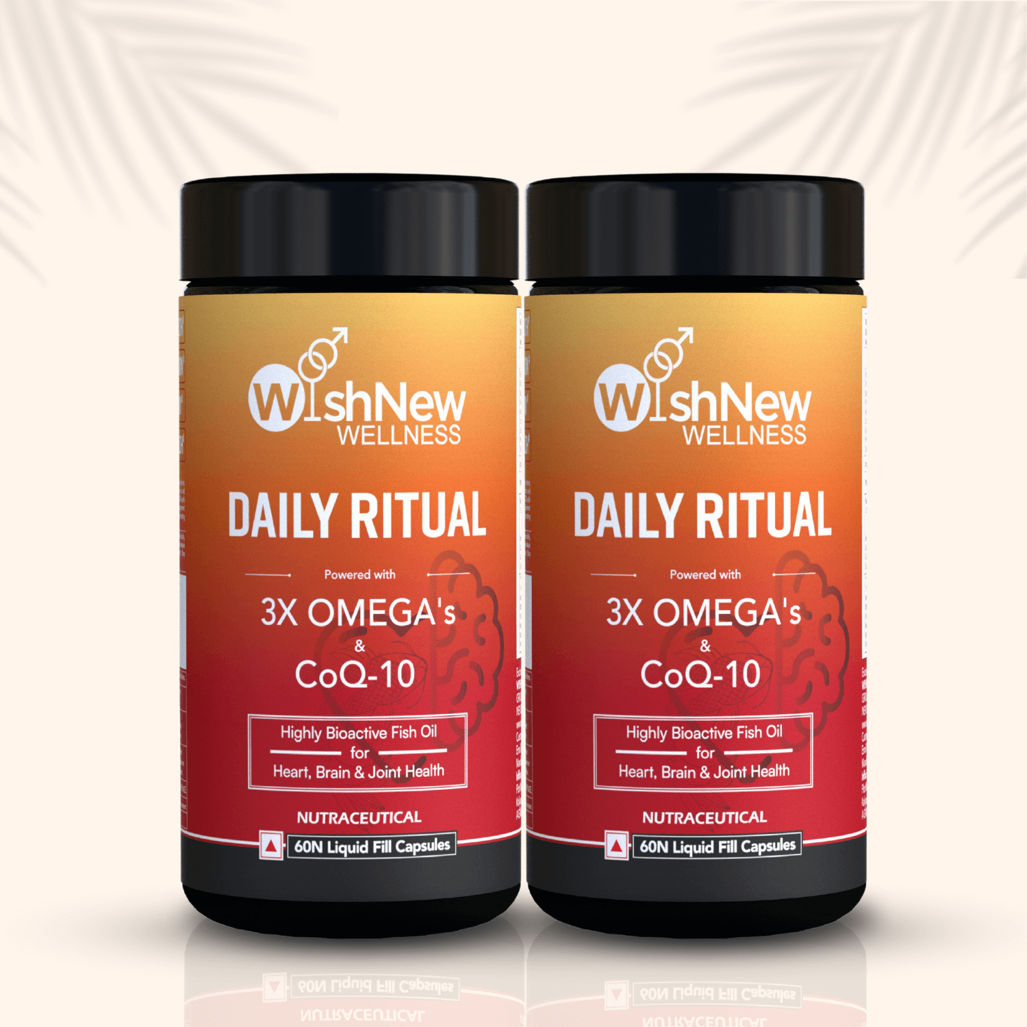 Daily Ritual Triple Strength Fish Oil | Omega-3 & CoQ10 Blend