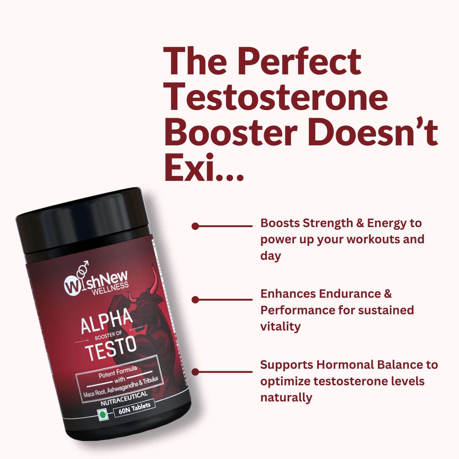 Alpha Booster of Testo | Natural Testosterone Support