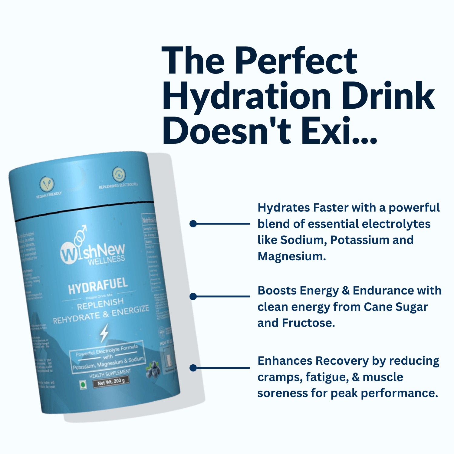 Hydrafuel Exotic Blueberry | Performance-Enhancing Electrolyte Hydration Blend