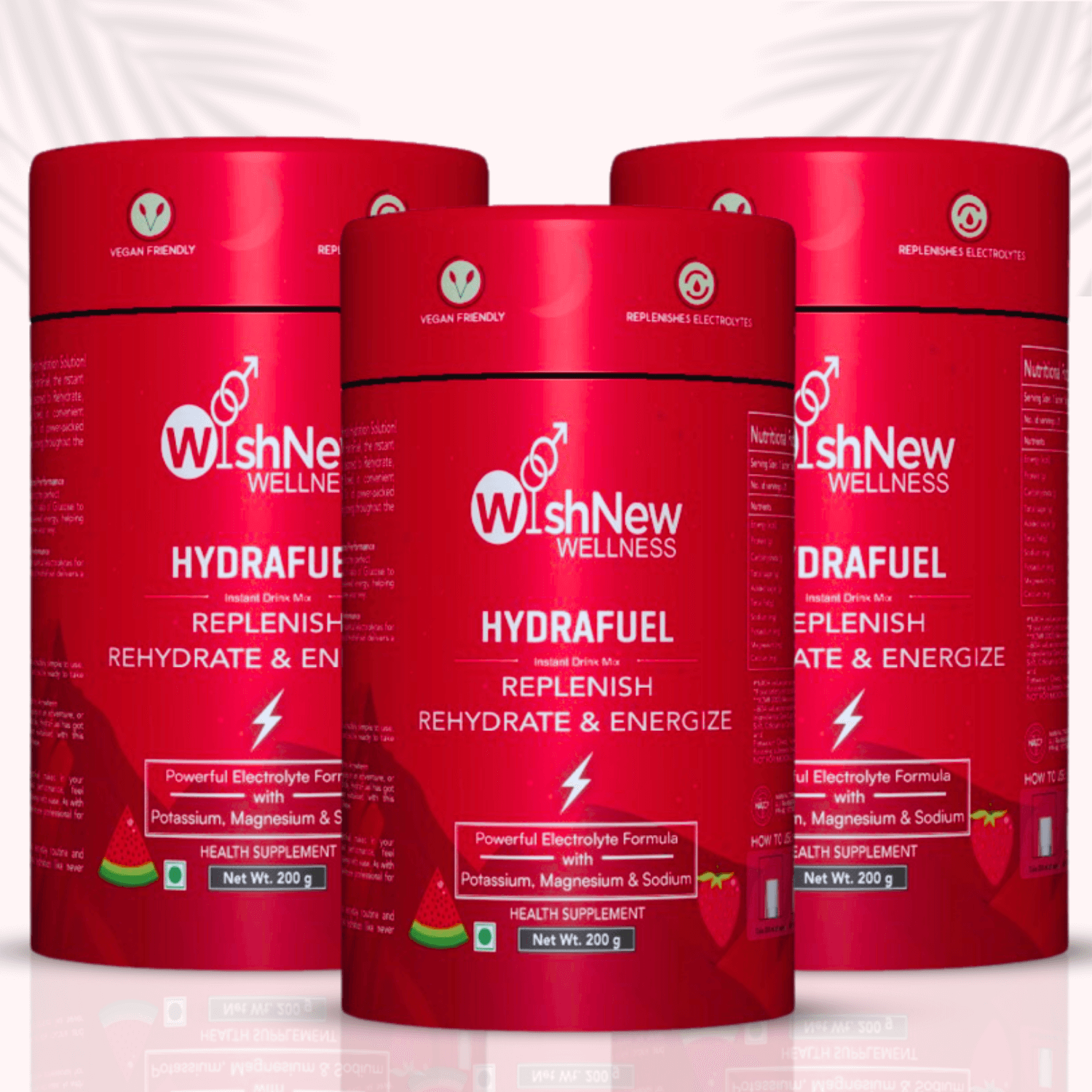 Hydrafuel Strawberry & Watermelon | Premium Electrolyte Hydration Blend for Active Lifestyles