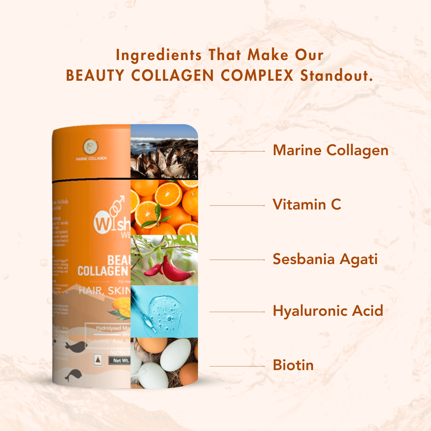 Beauty Collagen Alphonso Mango | Marine Collagen for Hair, Skin & Nails