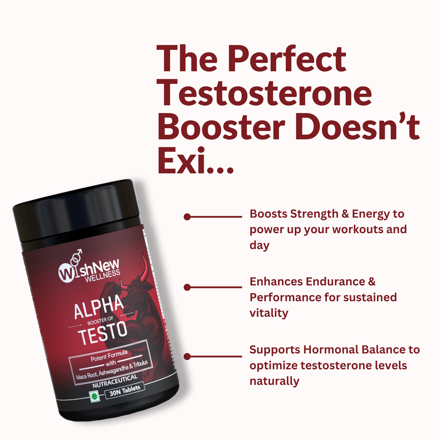 Alpha Booster of Testo | Natural Testosterone Support