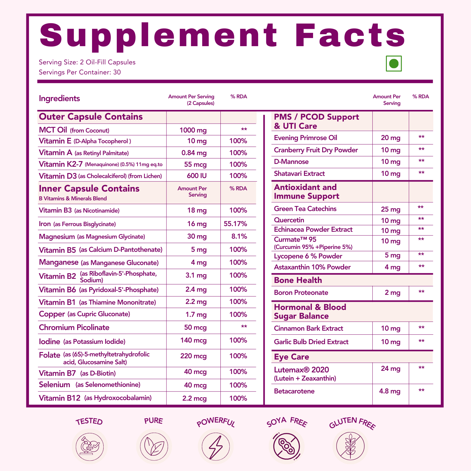 Daily Ritual Multivitamin for Women 18+ | Complete Health Support