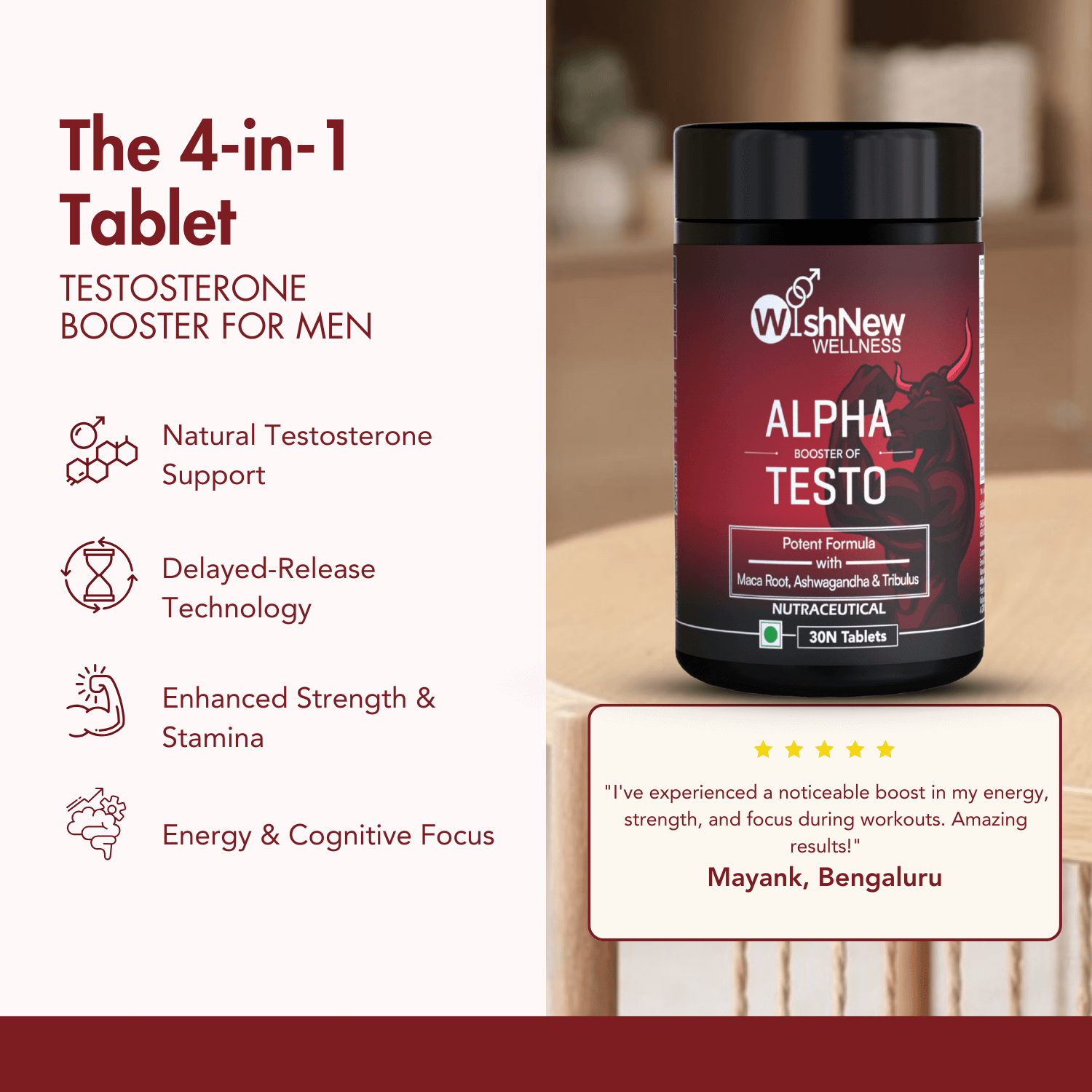 Alpha Booster of Testo | Natural Testosterone Support