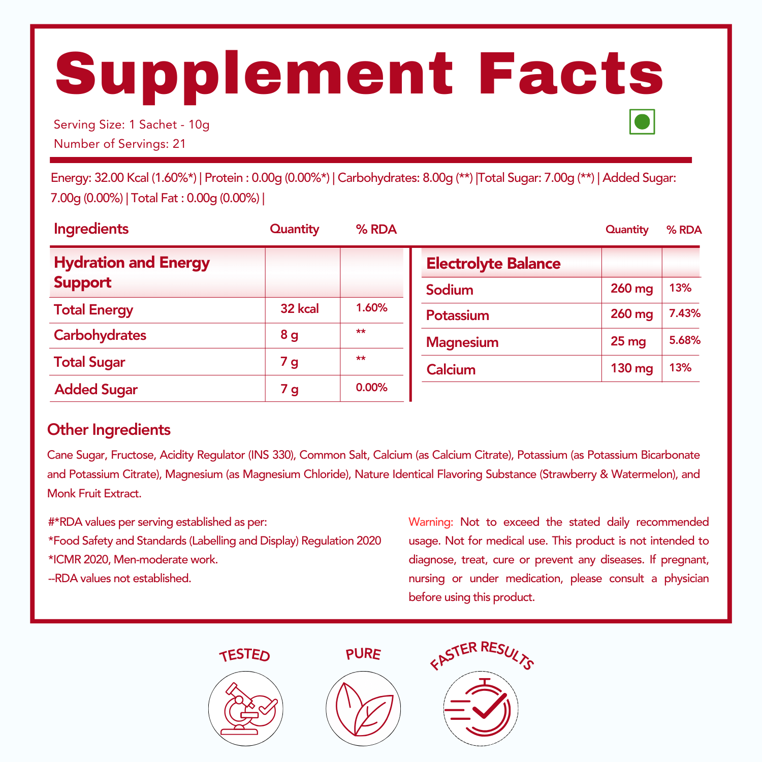 Hydrafuel Strawberry & Watermelon | Premium Electrolyte Hydration Blend for Active Lifestyles