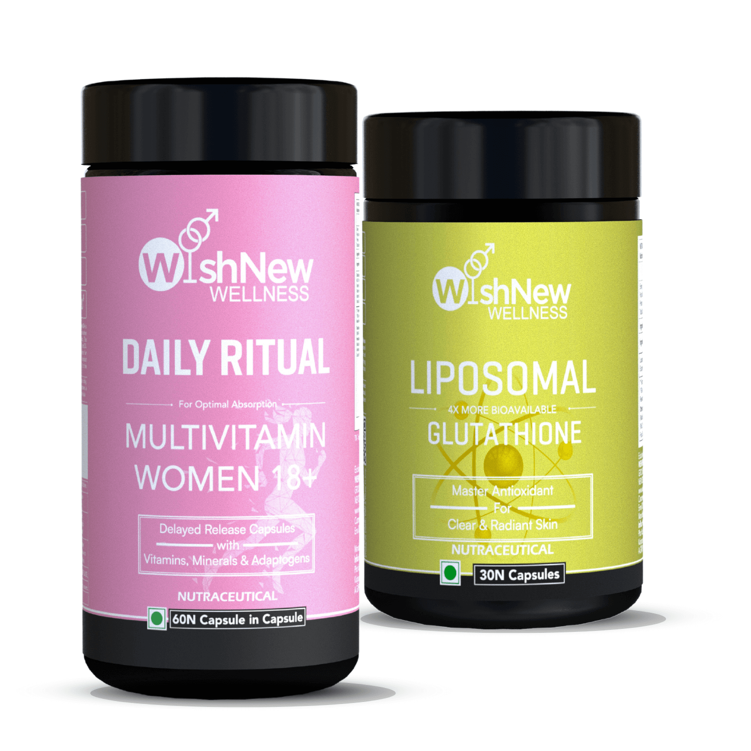 Enhance Radiance: Women's Multivitamin & Glutathione Combo Enhance Radiance: Women's Multivitamin & Glutathione Combo